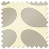 Orla Kiely Two Colour Stem, Warm Grey - Twist&Fit Roman Blind